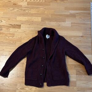 Old Navy Deep Burgundy Knit Sweater